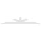 Ekena Millwork Richland Architectural Grade PVC Gable Bracket, 84"W x 14"H x 4"D x 4"F, 4/12 Pitch GBP084X14X0404RIC00 - alternate 5